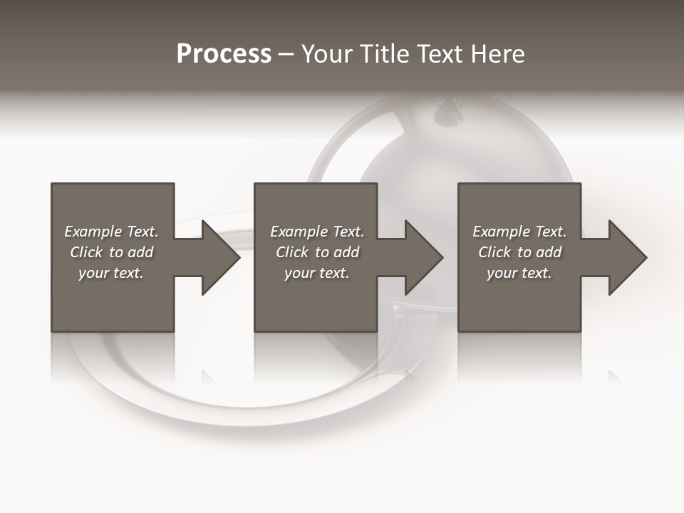 Dinner Plate Silver PowerPoint Template
