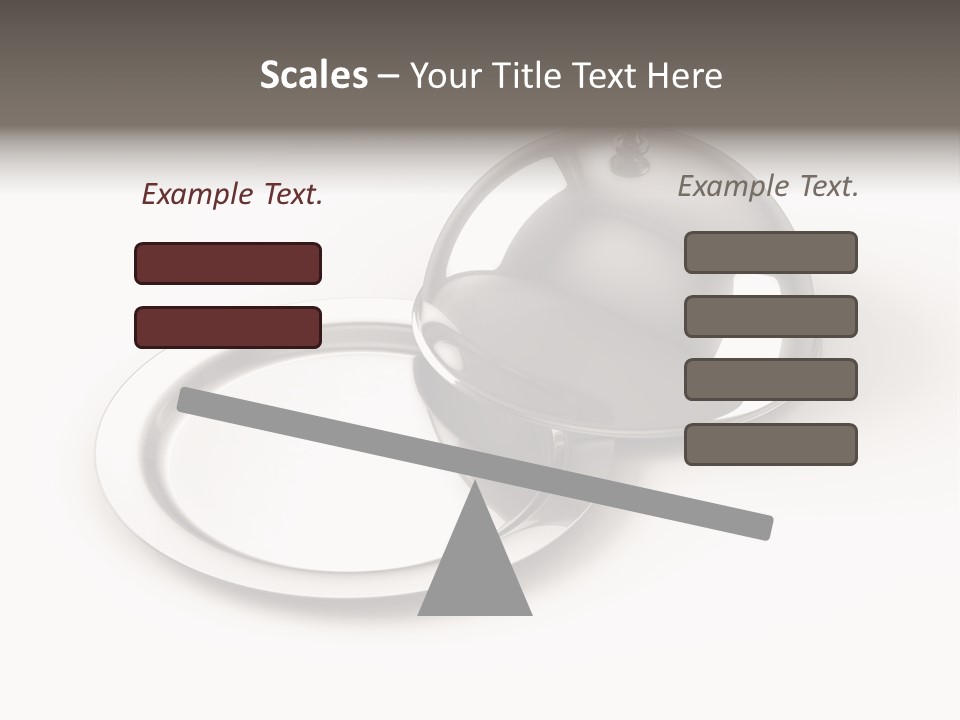 Dinner Plate Silver PowerPoint Template