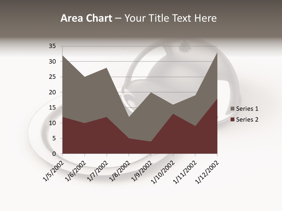 Dinner Plate Silver PowerPoint Template