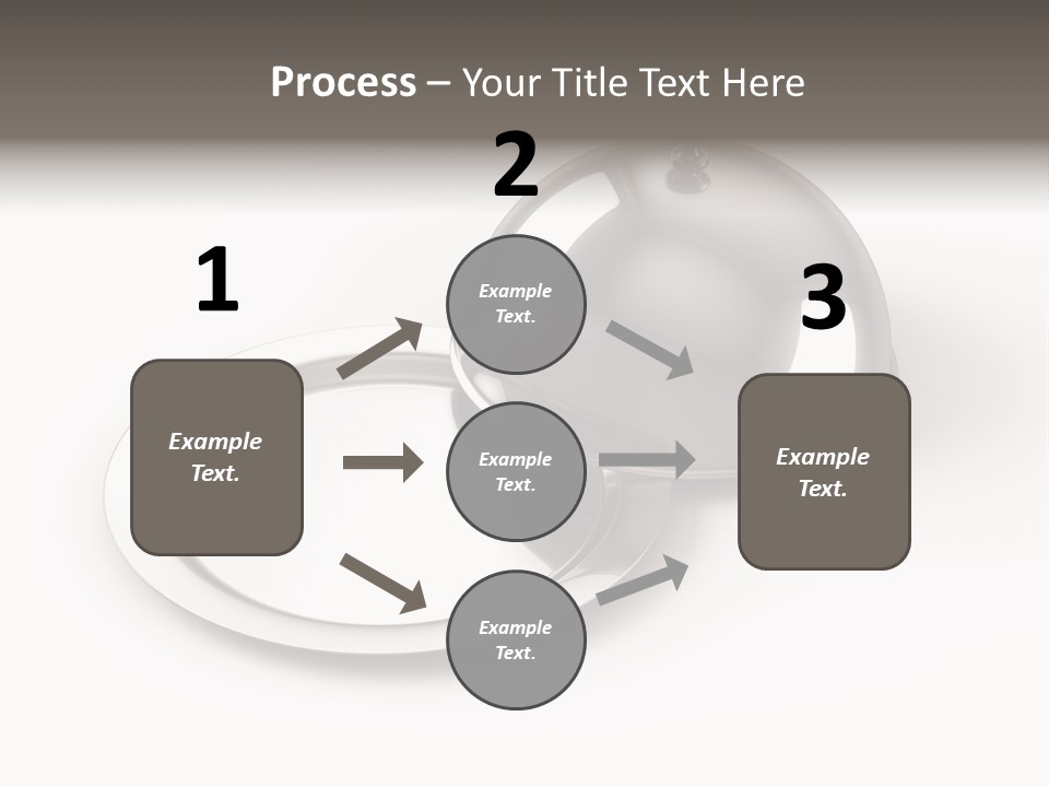 Dinner Plate Silver PowerPoint Template