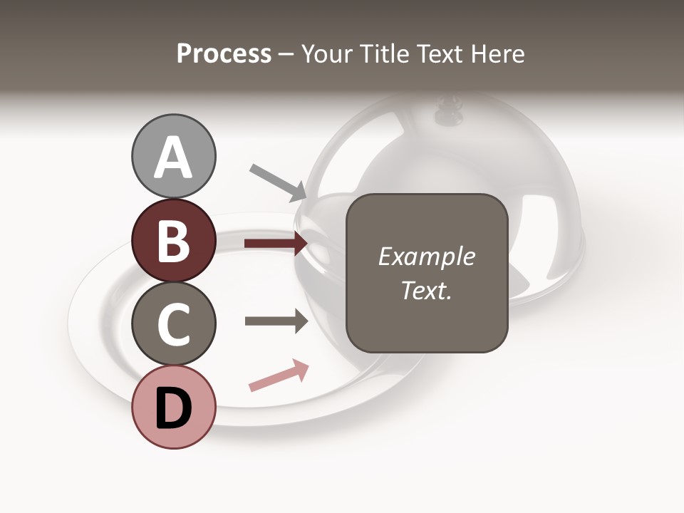 Dinner Plate Silver PowerPoint Template