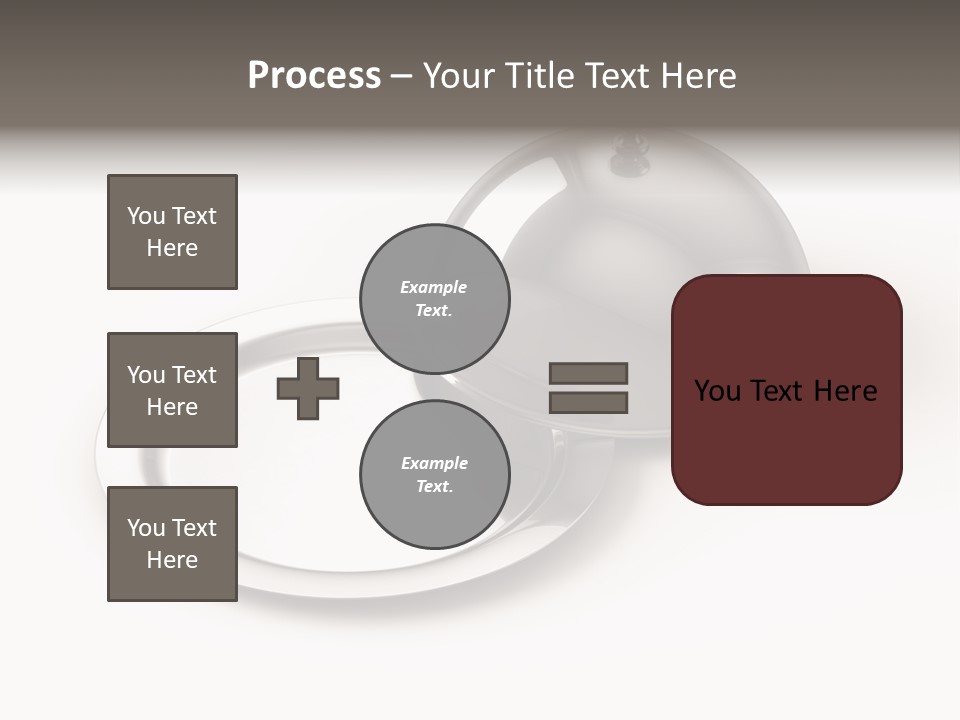 Dinner Plate Silver PowerPoint Template