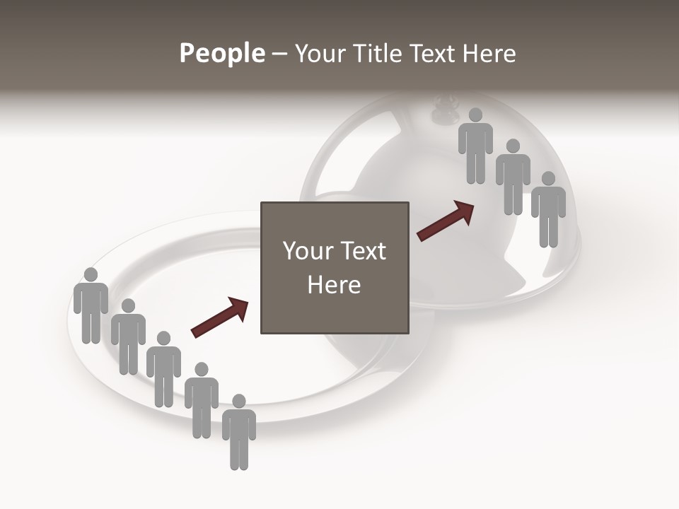 Dinner Plate Silver PowerPoint Template