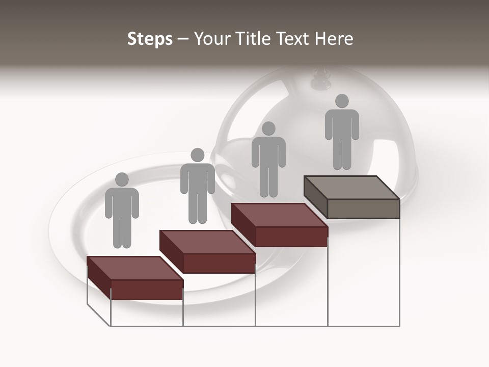 Dinner Plate Silver PowerPoint Template