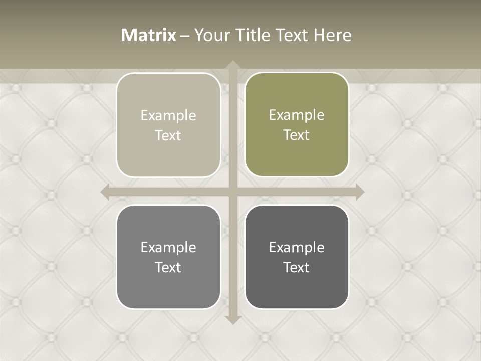 Interior Rhomb Fashion PowerPoint Template