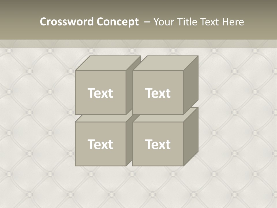 Interior Rhomb Fashion PowerPoint Template