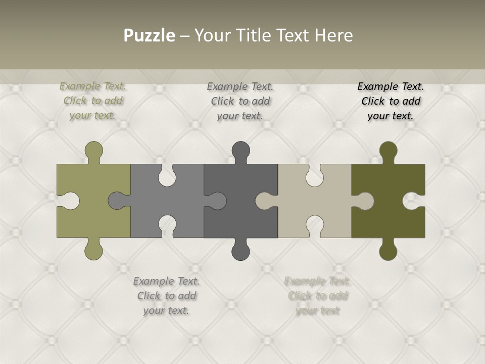 Interior Rhomb Fashion PowerPoint Template