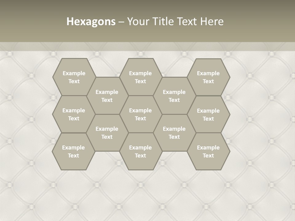 Interior Rhomb Fashion PowerPoint Template