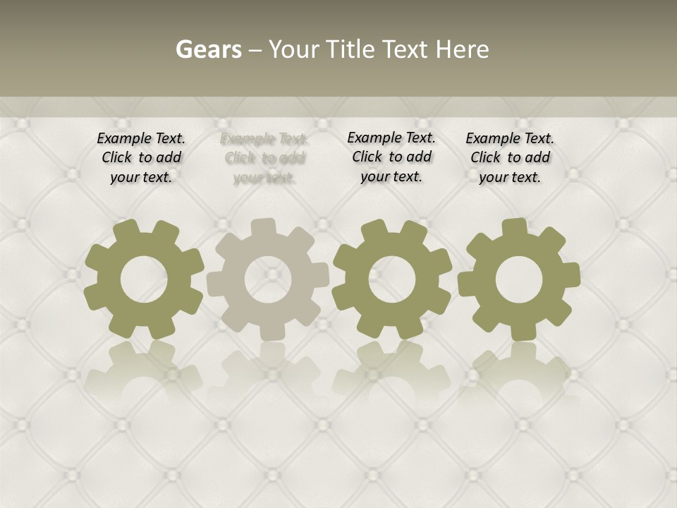 Interior Rhomb Fashion PowerPoint Template