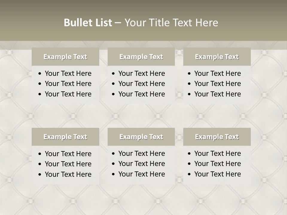 Interior Rhomb Fashion PowerPoint Template