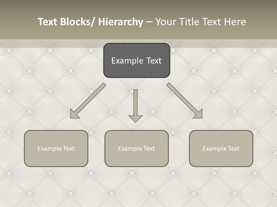 Interior Rhomb Fashion PowerPoint Template