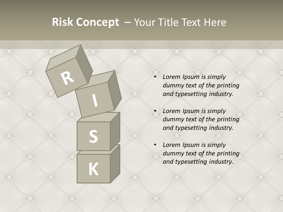 Interior Rhomb Fashion PowerPoint Template