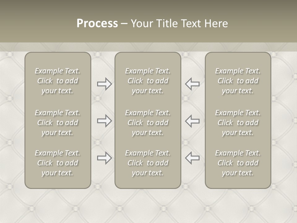 Interior Rhomb Fashion PowerPoint Template