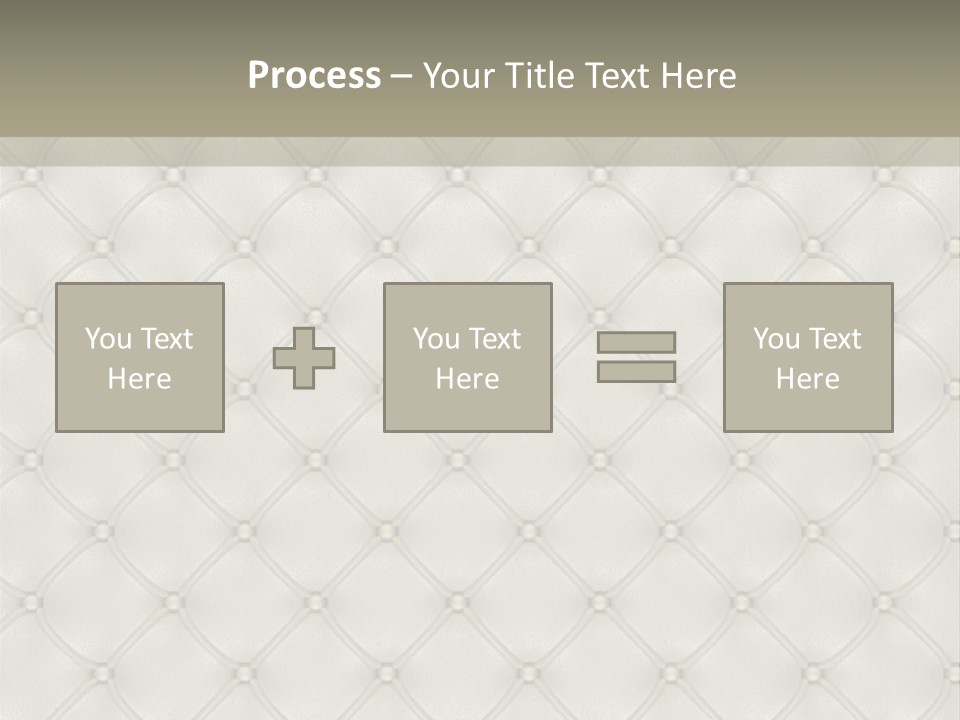 Interior Rhomb Fashion PowerPoint Template