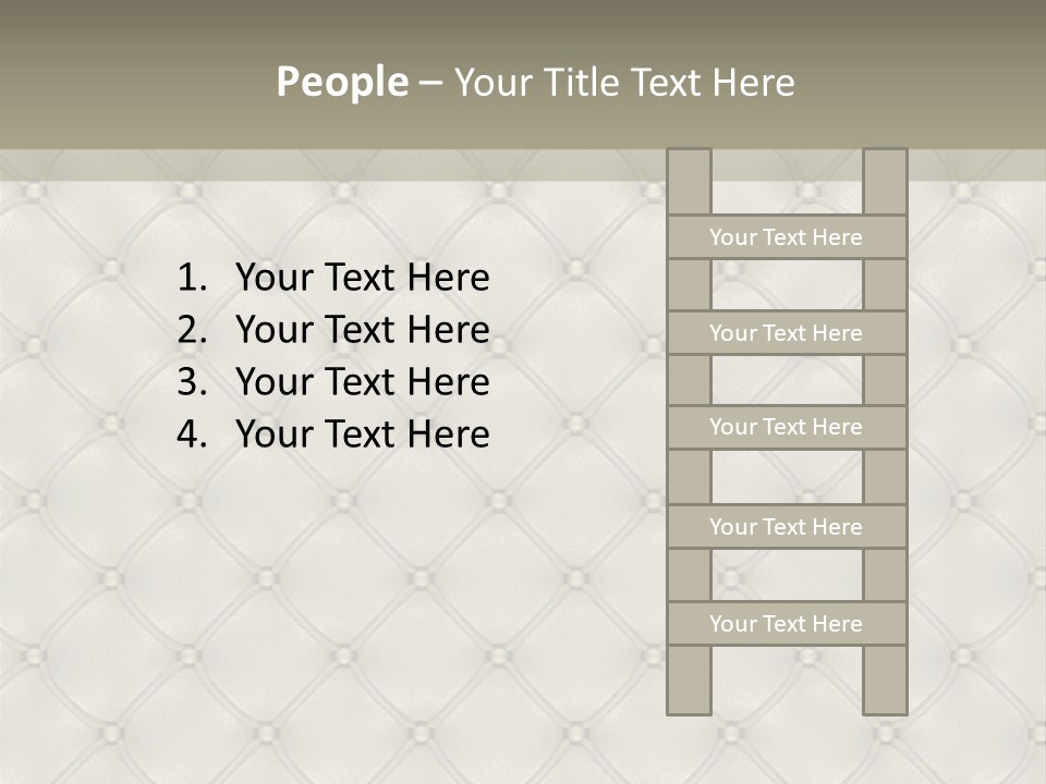 Interior Rhomb Fashion PowerPoint Template