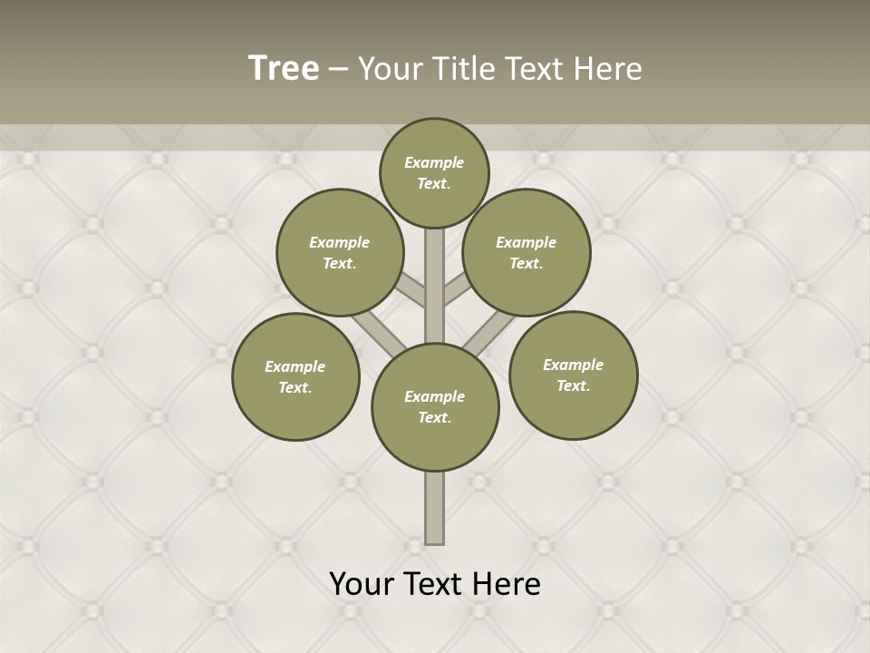 Interior Rhomb Fashion PowerPoint Template