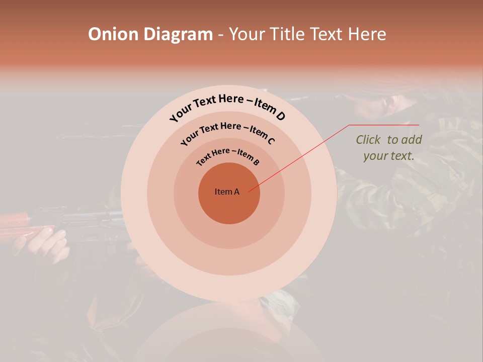 Commando Shoot Defend PowerPoint Template