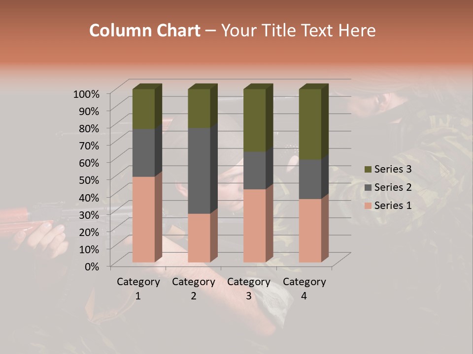 Commando Shoot Defend PowerPoint Template