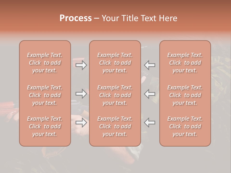 Commando Shoot Defend PowerPoint Template
