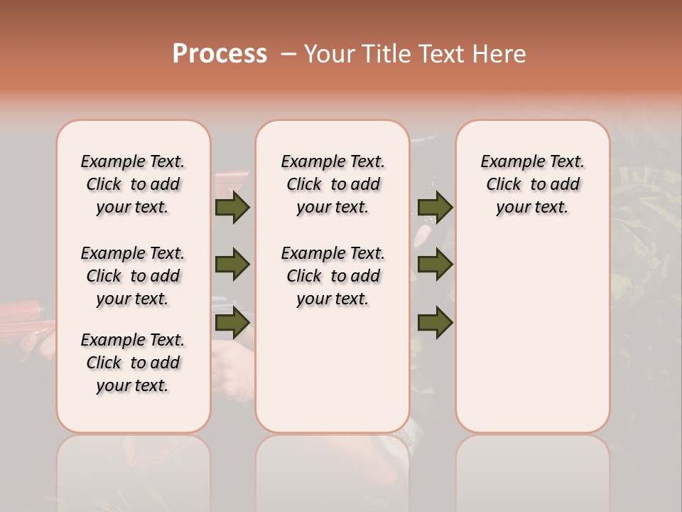 Commando Shoot Defend PowerPoint Template