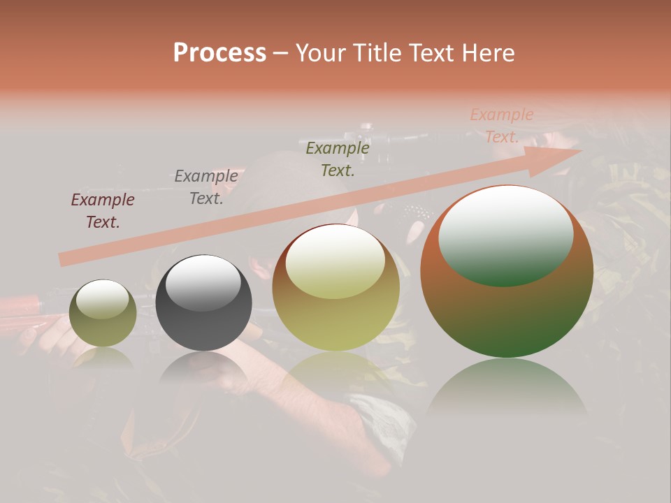 Commando Shoot Defend PowerPoint Template