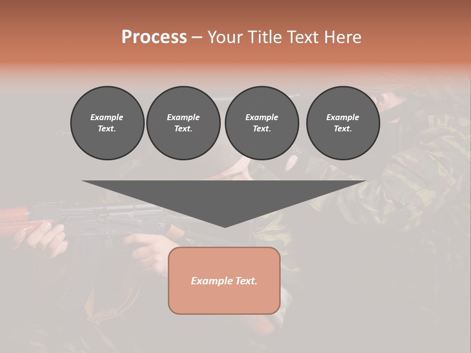Commando Shoot Defend PowerPoint Template