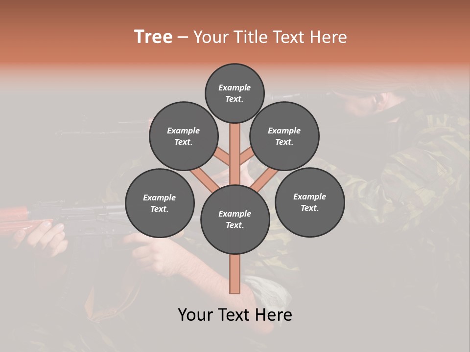 Commando Shoot Defend PowerPoint Template
