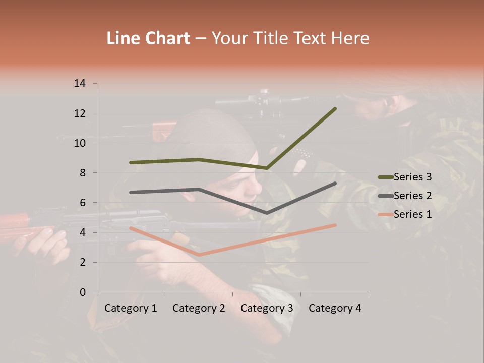 Commando Shoot Defend PowerPoint Template