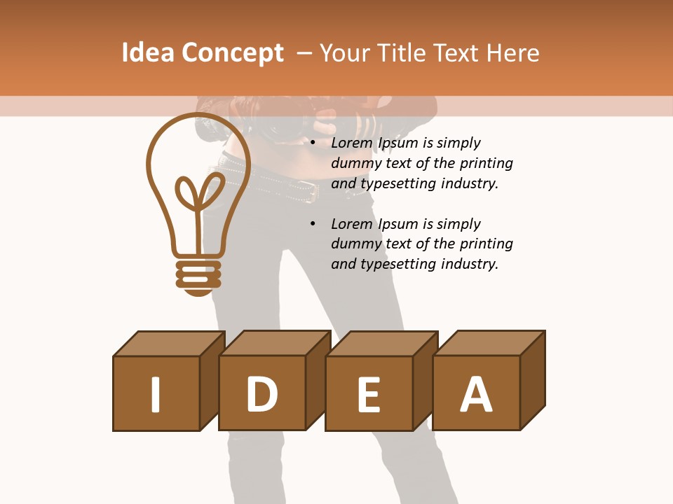 Art Standing Digital PowerPoint Template