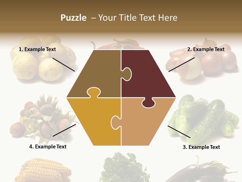 Garden Nut Low Calorie PowerPoint Template