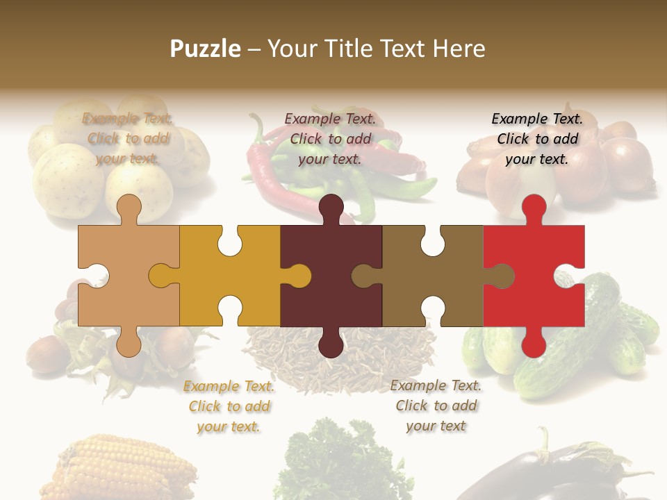 Garden Nut Low Calorie PowerPoint Template