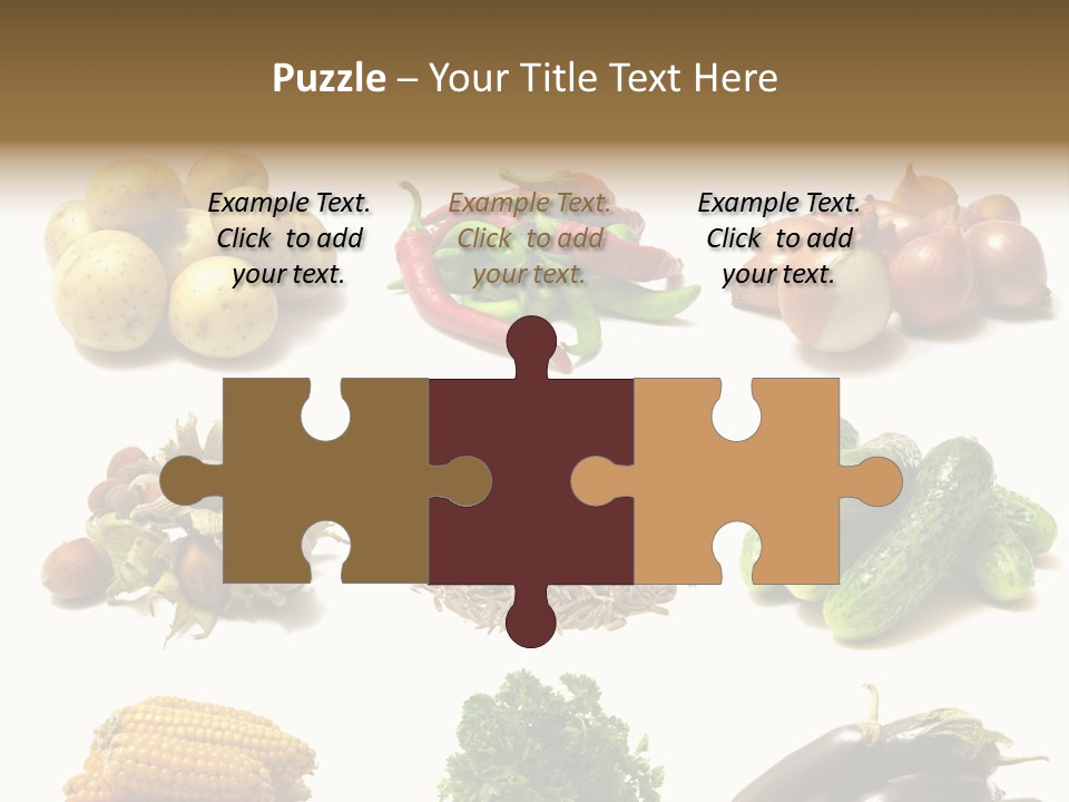 Garden Nut Low Calorie PowerPoint Template