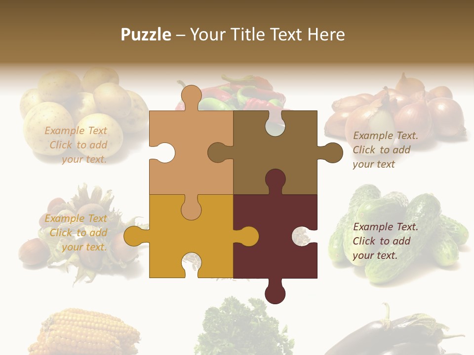 Garden Nut Low Calorie PowerPoint Template