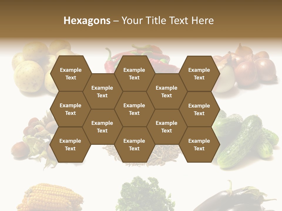 Garden Nut Low Calorie PowerPoint Template