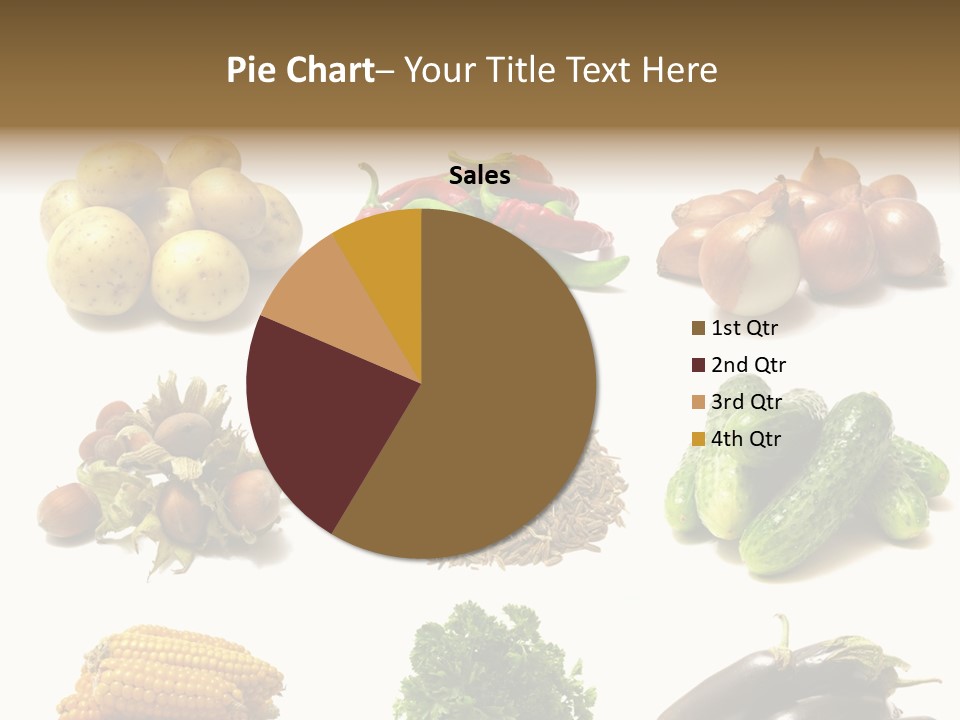 Garden Nut Low Calorie PowerPoint Template