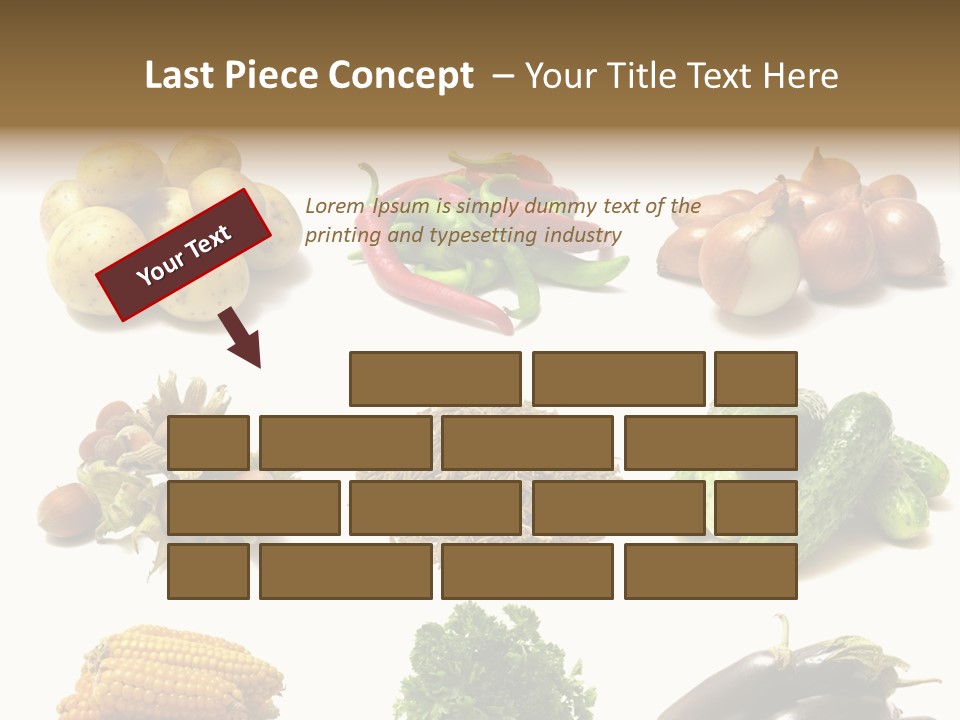 Garden Nut Low Calorie PowerPoint Template
