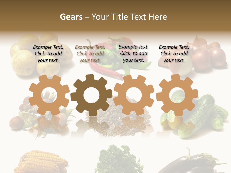 Garden Nut Low Calorie PowerPoint Template