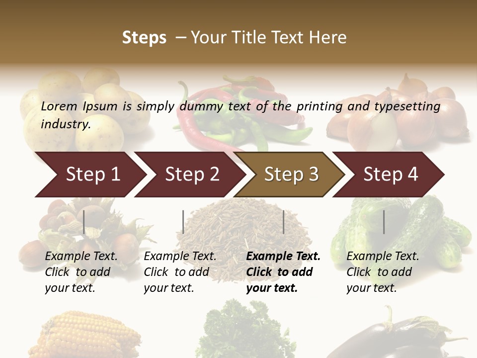 Garden Nut Low Calorie PowerPoint Template
