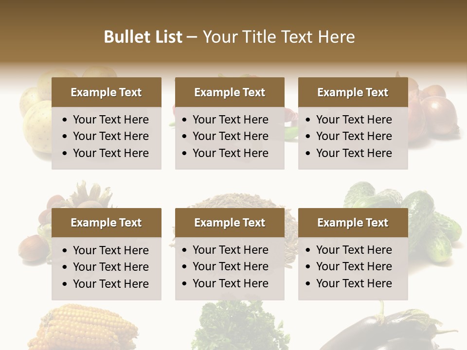 Garden Nut Low Calorie PowerPoint Template