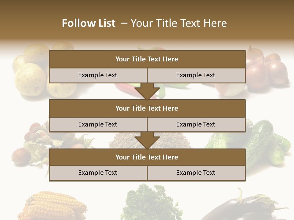 Garden Nut Low Calorie PowerPoint Template