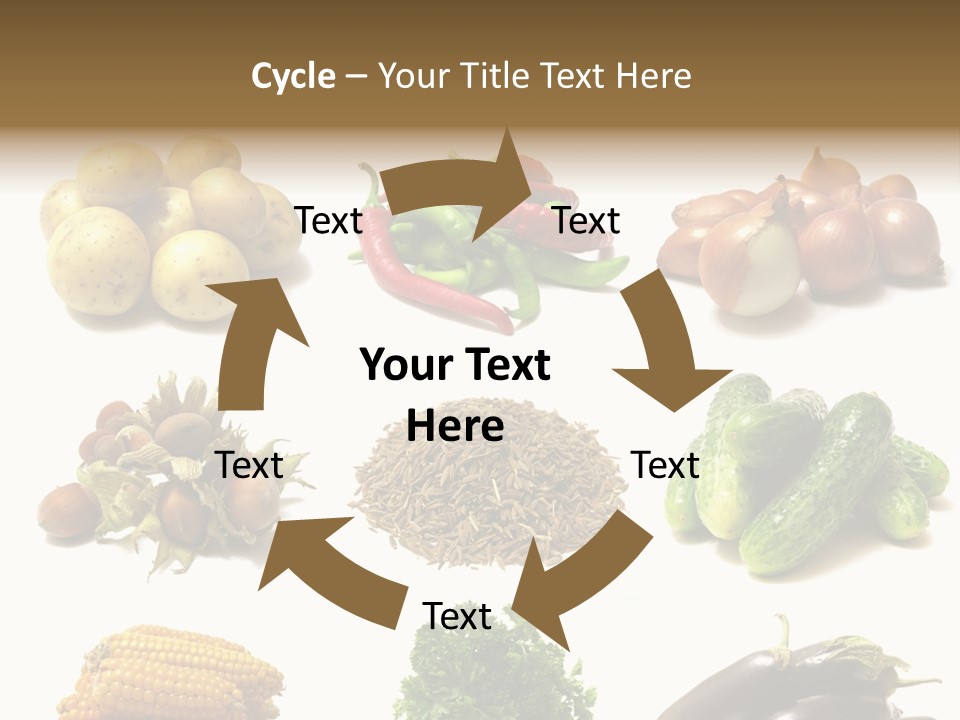 Garden Nut Low Calorie PowerPoint Template