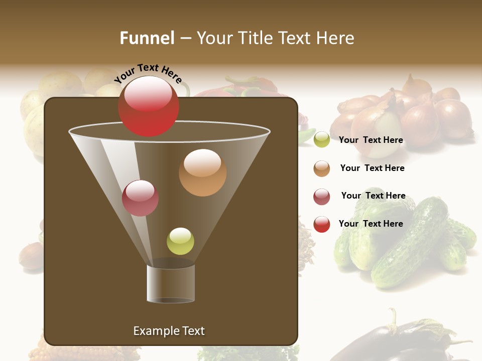 Garden Nut Low Calorie PowerPoint Template