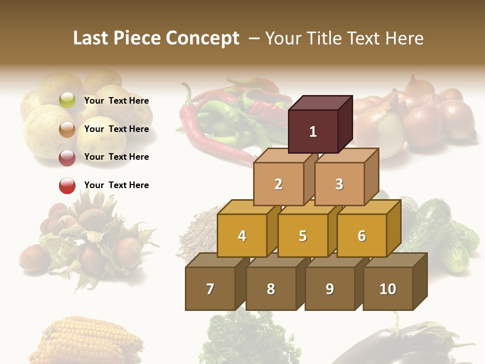 Garden Nut Low Calorie PowerPoint Template