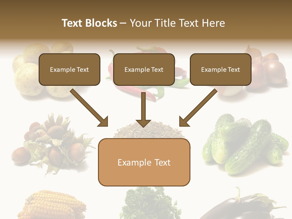 Garden Nut Low Calorie PowerPoint Template