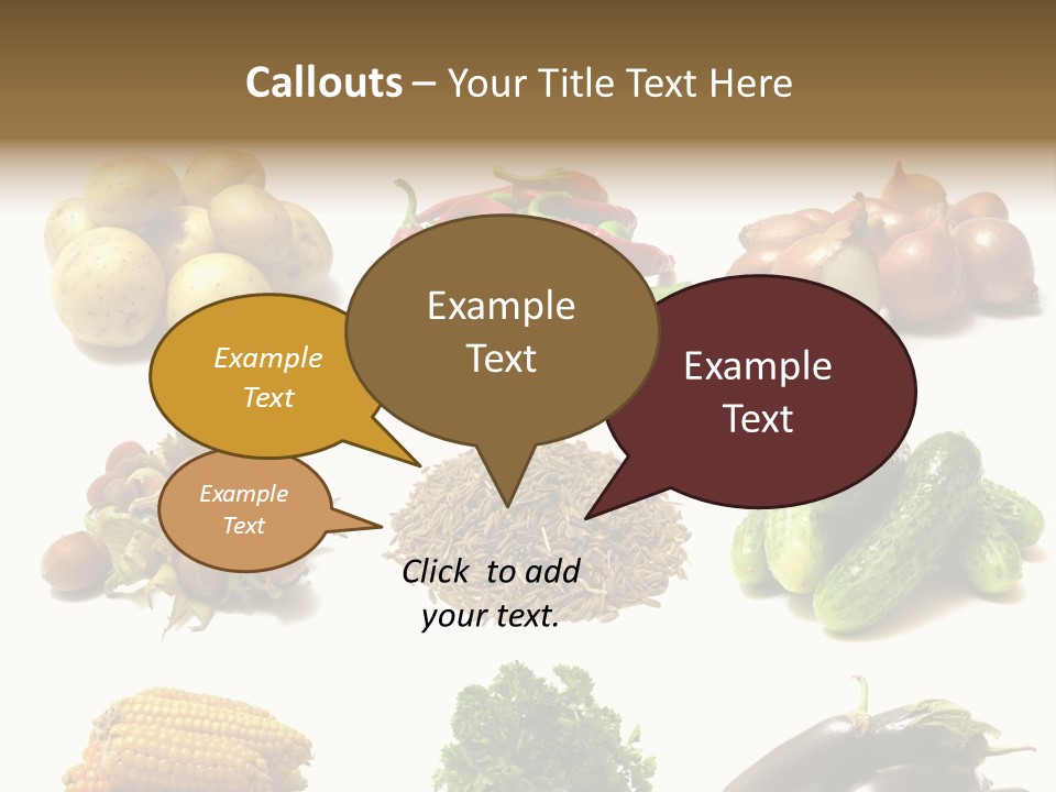 Garden Nut Low Calorie PowerPoint Template