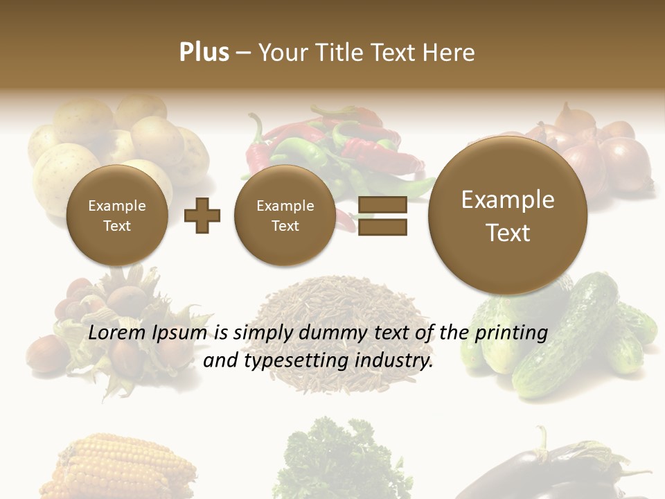 Garden Nut Low Calorie PowerPoint Template