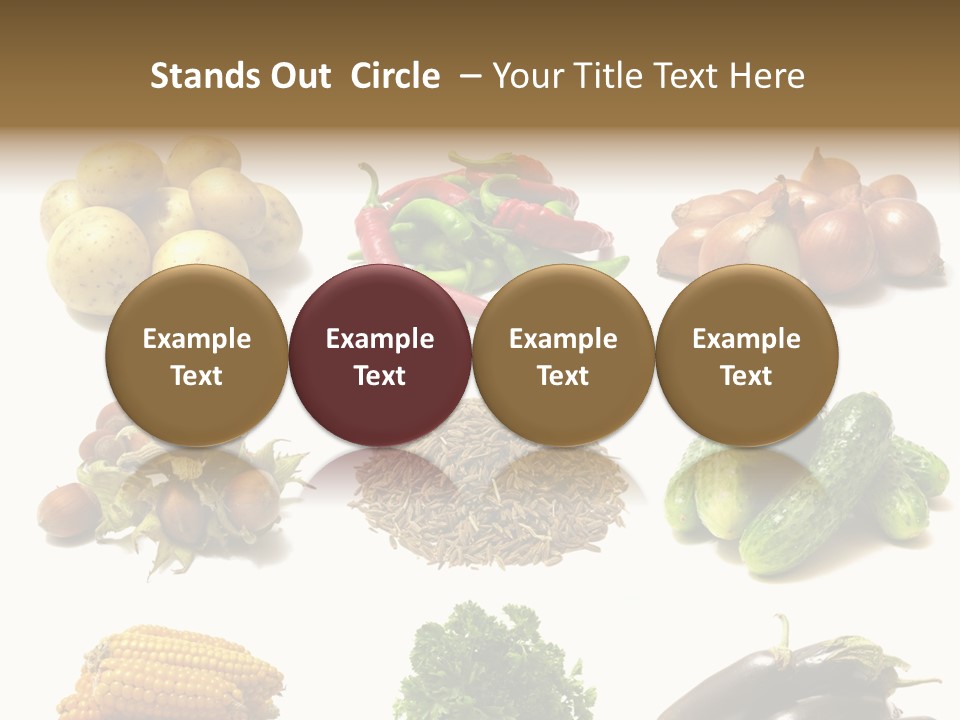 Garden Nut Low Calorie PowerPoint Template