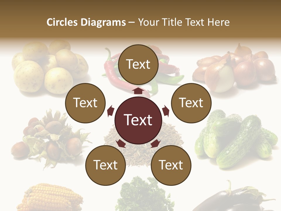 Garden Nut Low Calorie PowerPoint Template