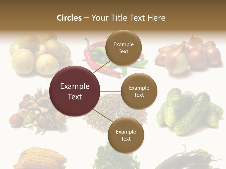 Garden Nut Low Calorie PowerPoint Template