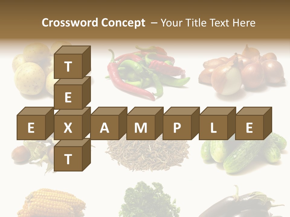 Garden Nut Low Calorie PowerPoint Template